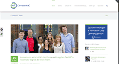 Desktop Screenshot of climate-kic.de